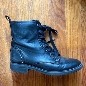 Women’s Black Combat Boots